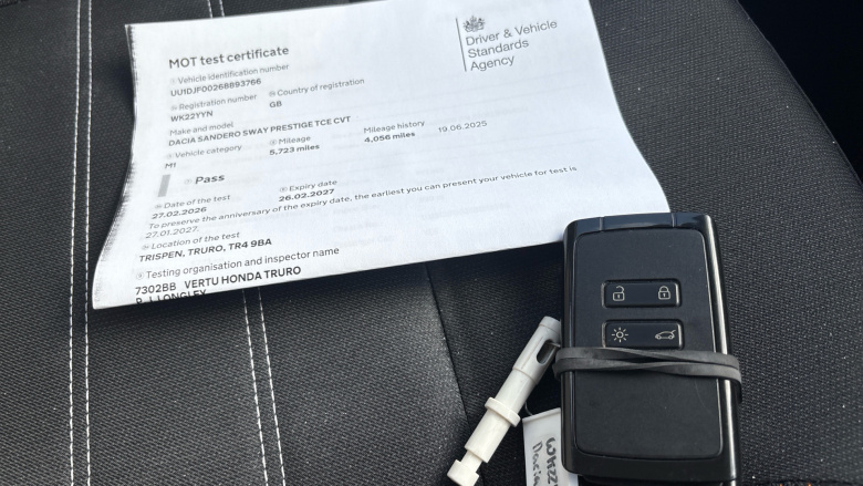 Dacia Sandero Stepway 1.0 TCe Prestige 5dr CVT Petrol Hatchback